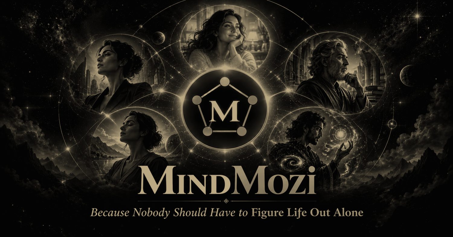 MindMozi — five distinct perspectives brought together in one thoughtful AI inner circle
